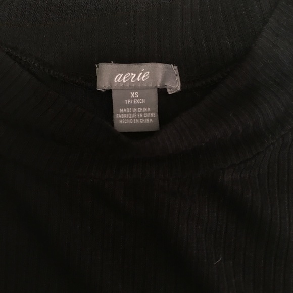 Aerie Black Tie Shoulder Dress - Picture 6 of 12